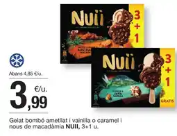 BonpreuEsclat NUII Gelat bombó ametllat i vainilla o caramel i nous de macadamia oferta