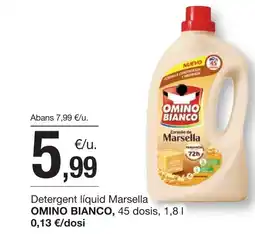 BonpreuEsclat OMINO BIANCO Detergent liquid Marsella oferta