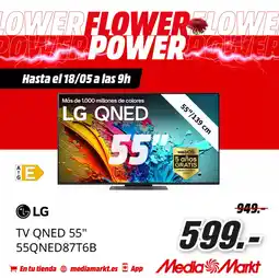 MediaMarkt LG TV QNED 55" 55QNED87T6B oferta