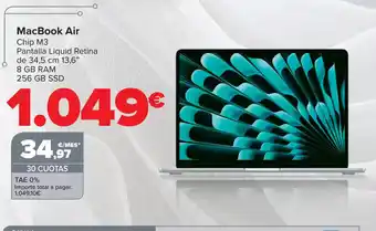 Carrefour MacBook Air Chip M3 oferta