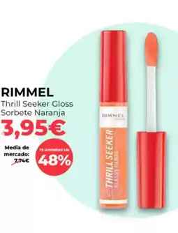 PrimaPrix RIMMEL Thrill Seeker Gloss Sorbete Naranja oferta
