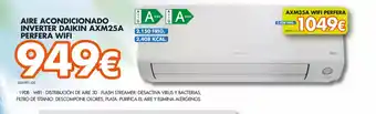 Expert Aire acondicionado inverter daikin axm25a perfera wifi oferta