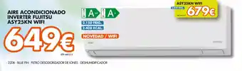 Expert Aire acondicionado inverter fujitsu asy25kn wifi oferta