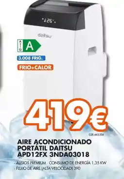Expert Aire acondicionado portátil daitsu apd12fx 3nda03018 oferta