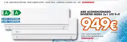 Expert Aire acondicionado inverter midea 2×1 lite 9+9 oferta