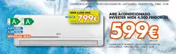 Expert Aire acondicionado inverter wide 4.500 frigorías oferta