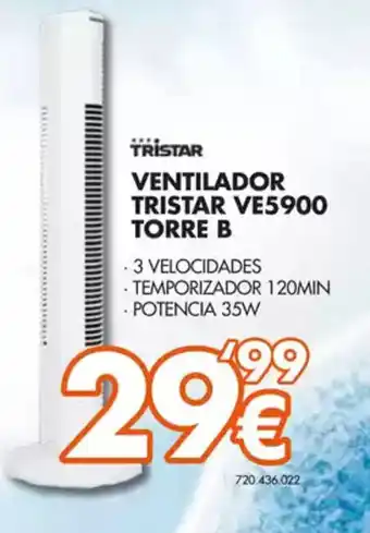 Expert TRISTAR  ventilador tristar ve5900 torre b oferta