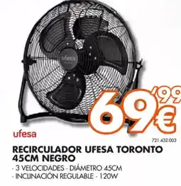 Expert UFESA Recirculador ufesa toronto oferta