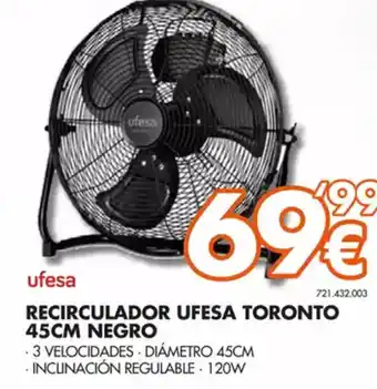Expert UFESA Recirculador ufesa toronto oferta