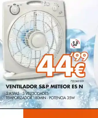 Expert Ventilador s&p meteor es n oferta