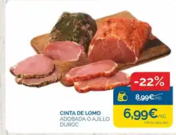 Cash Ecofamilia Cinta de lomo adobada o ajillo duroc oferta