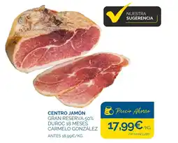 Cash Ecofamilia Centro jamón gran reserva 50% duroc 18 meses oferta