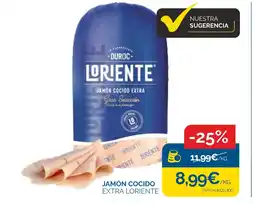 Cash Ecofamilia Jamón cocido extra loriente oferta