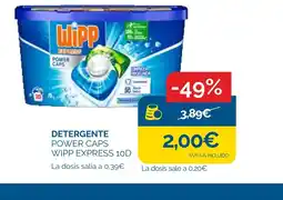 Cash Ecofamilia WIPP EXPRESS Detergente power caps oferta