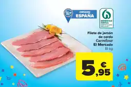 Carrefour Market Filete de jamón de cerdo oferta