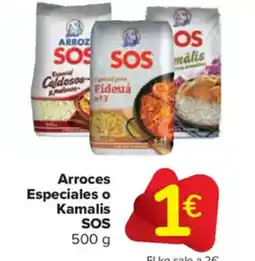 Carrefour Market SOS Arroces Especiales o Kamalis oferta