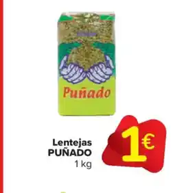 Carrefour Market PUÑADO Lentejas oferta