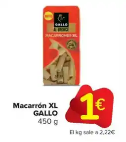 Carrefour Market GALLO Macarrón XL oferta