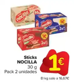 Carrefour Market NOCILLA Sticks oferta