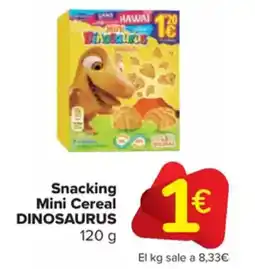 Carrefour Market DINOSAURUS Snacking Mini Cereal oferta