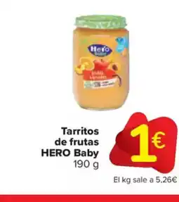 Carrefour Market HERO BABY Tarritos de frutas oferta