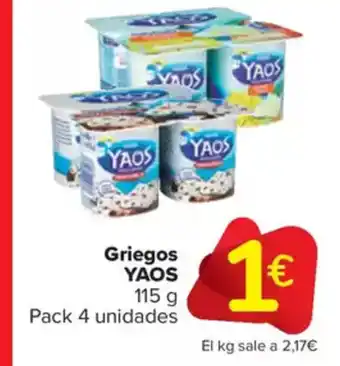 Carrefour Market YAOS Griegos oferta