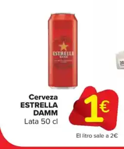 Carrefour Market ESTRELLA DAMM Cerveza oferta