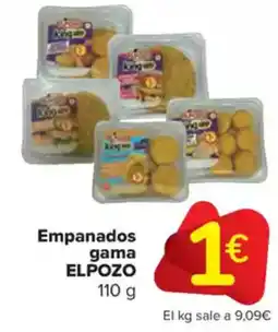 Carrefour Market ELPOZO Empanados gama oferta