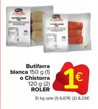 Carrefour Market Butifarra blanca oferta
