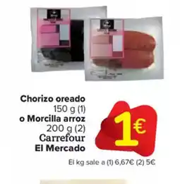 Carrefour Market Chorizo oreado oferta