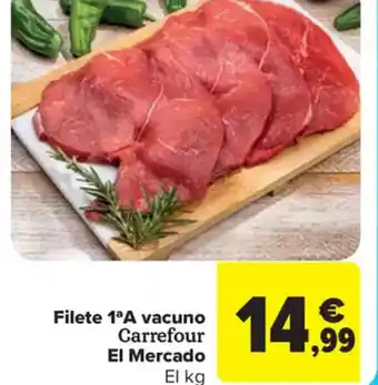 Carrefour Market Filete 1ªA vacuno oferta