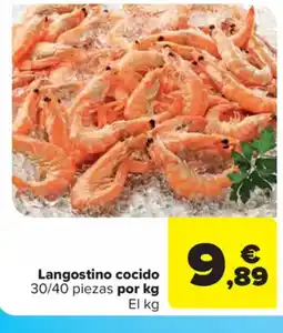 Carrefour Market Langostino cocido oferta