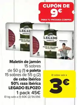 Carrefour Market Maletín de jamón oferta