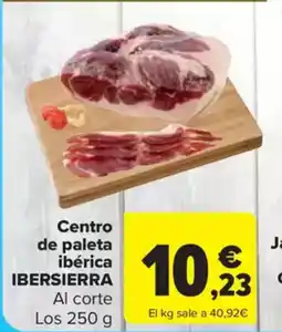 Carrefour Market IBERSIERRA Centro de paleta ibérica oferta