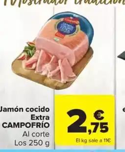 Carrefour Market CAMPOFRIO Jamón cocido Extra oferta