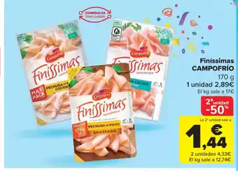 Carrefour Market CAMPOFRIO Finissimas oferta