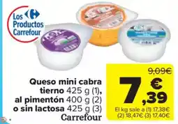 Carrefour Market Queso mini cabra oferta