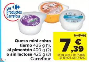 Carrefour Market Queso mini cabra oferta