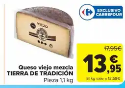 Carrefour Market TIERRA DE TRADICIÓN Queso viejo mezcla oferta