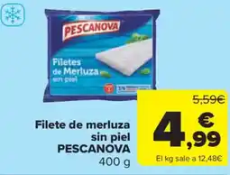 Carrefour Market PESCANOVA Filetes de Merluza sin piel oferta