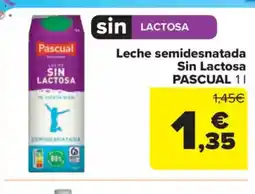 Carrefour Market PASCUAL Leche semidesnatada oferta