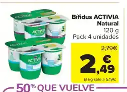 Carrefour Market ACTIVIA Bifidus Natural oferta