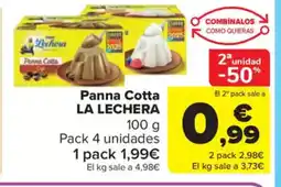 Carrefour Market LA LECHERA Panna Cotta oferta