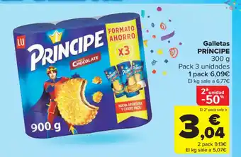 Carrefour Market PRÍNCIPE Galletas oferta