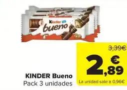 Carrefour Market KINDER Bueno oferta