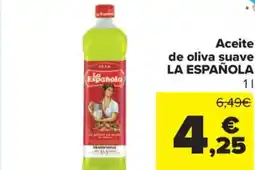 Carrefour Market LA ESPAÑOLA Aceite de oliva suave oferta