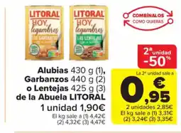 Carrefour Market LITORAL Alubias oferta