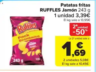 Carrefour Market RUFFLES Patatas fritas oferta