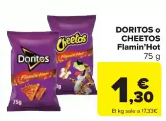 Carrefour Market DORITOS  CHEETOS Flamin’Hot oferta