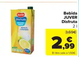 Carrefour Market JUVER Bebida Disfruta oferta
